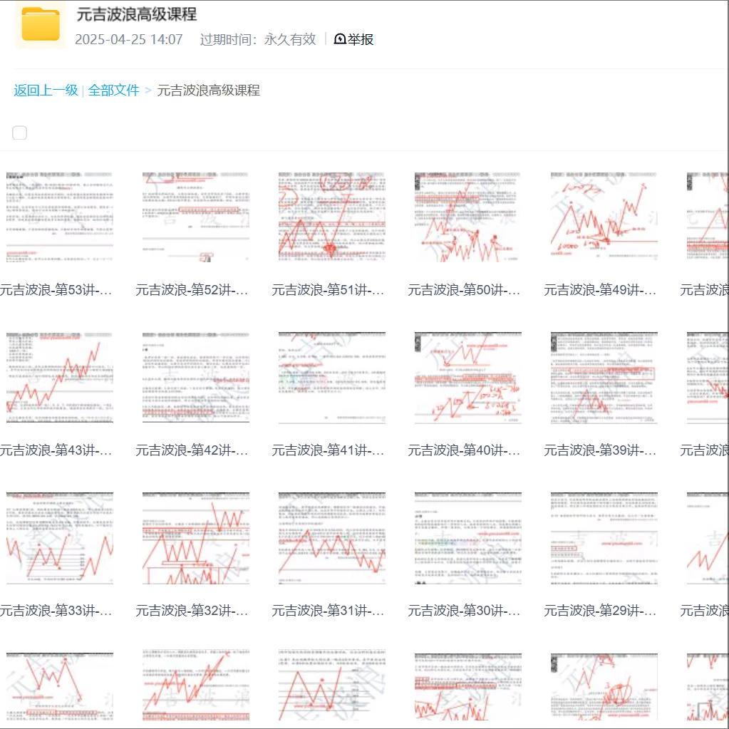 元吉波浪系统课程，波浪理论高级课程